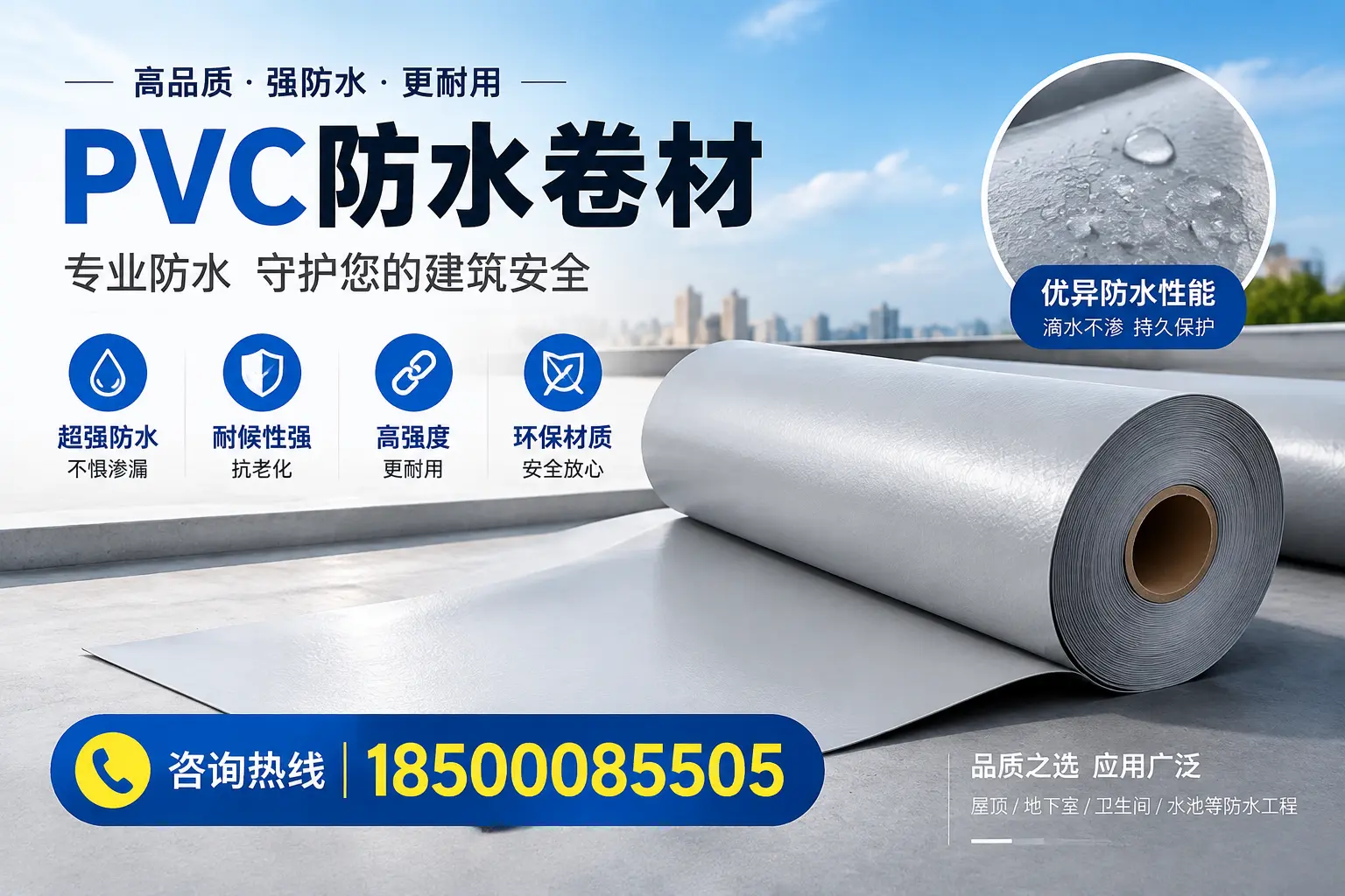昭通地区pvc防水卷材的市场现状与发展趋势